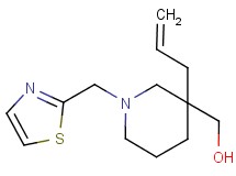 [3-allyl-1-(1,3-thiazol-2-ylmethyl)-3-piperidinyl]methanol
