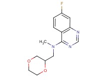 N-(1,4-dioxan-2-ylmethyl)-7-fluoro-N-methylquinazolin-4-amine
