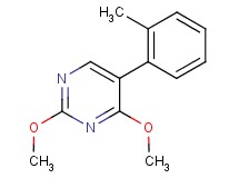 2,4-dimethoxy-5-(2-methylphenyl)pyrimidine