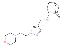 2-adamantyl{[1-(2-morpholin-4-ylethyl)-1H-pyrazol-4-yl]methyl}amine