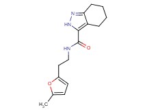 N-[2-(5-methyl-2-furyl)ethyl]-4,5,6,7-tetrahydro-2H-indazole-3-carboxamide