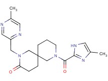 8-[(4-methyl-1H-imidazol-2-yl)carbonyl]-2-[(5-methylpyrazin-2-yl)methyl]-2,8-diazaspiro[5.5]undecan-3-one