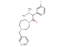 1-(3-fluorophenyl)-N,N-dimethyl-2-oxo-2-[4-(3-pyridinylmethyl)-1,4-diazepan-1-yl]ethanamine