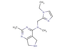 N-[(1-ethyl-1H-imidazol-2-yl)methyl]-N,2-dimethyl-6,7-dihydro-5H-pyrrolo[3,4-d]pyrimidin-4-amine