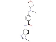 N-(1-methyl-1H-benzimidazol-5-yl)-4-{[methyl(tetrahydro-2H-pyran-4-yl)amino]methyl}benzamide
