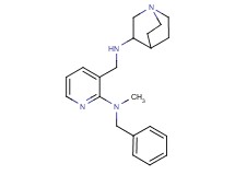 N-({2-[benzyl(methyl)amino]pyridin-3-yl}methyl)quinuclidin-3-amine