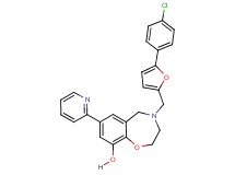 4-{[5-(4-chlorophenyl)-2-furyl]methyl}-7-(2-pyridinyl)-2,3,4,5-tetrahydro-1,4-benzoxazepin-9-ol