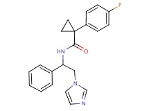 1-(4-fluorophenyl)-N-[2-(1H-imidazol-1-yl)-1-phenylethyl]cyclopropanecarboxamide