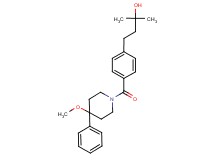 4-{4-[(4-methoxy-4-phenyl-1-piperidinyl)carbonyl]phenyl}-2-methyl-2-butanol
