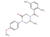4-(2,5-dimethylbenzoyl)-1-(4-methoxyphenyl)-5-methyl-2-piperazinone