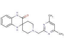 1-[(4,6-dimethyl-2-pyrimidinyl)methyl]-1',4'-dihydro-3'H-spiro[piperidine-4,2'-quinoxalin]-3'-one