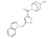 (3-endo)-8-{[5-(1H-indol-1-ylmethyl)-1H-pyrazol-3-yl]carbonyl}-8-azabicyclo[3.2.1]octan-3-ol