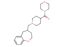 4-{[1-(2,3,4,5-tetrahydro-1-benzoxepin-4-ylmethyl)piperidin-4-yl]carbonyl}morpholine