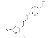 N-[3-(3,5-dimethyl-1H-pyrazol-1-yl)propyl]-5-ethylpyrimidin-2-amine