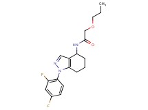 N-[1-(2,4-difluorophenyl)-4,5,6,7-tetrahydro-1H-indazol-4-yl]-2-propoxyacetamide