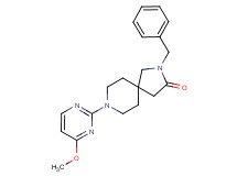 2-benzyl-8-(4-methoxy-2-pyrimidinyl)-2,8-diazaspiro[4.5]decan-3-one