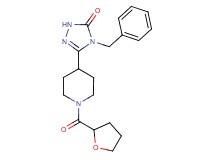4-benzyl-5-[1-(tetrahydro-2-furanylcarbonyl)-4-piperidinyl]-2,4-dihydro-3H-1,2,4-triazol-3-one