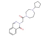 2-[2-(4-cyclopentyl-1,4-diazepan-1-yl)-2-oxoethyl]-1(2H)-phthalazinone