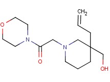 {3-allyl-1-[2-(4-morpholinyl)-2-oxoethyl]-3-piperidinyl}methanol