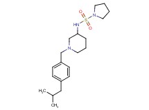 N-[1-(4-isobutylbenzyl)-3-piperidinyl]-1-pyrrolidinesulfonamide