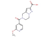 5-(2-methoxyisonicotinoyl)-4,5,6,7-tetrahydropyrazolo[1,5-a]pyrazine-2-carboxylic acid