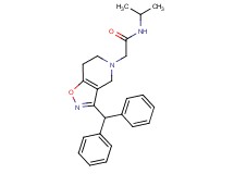 2-[3-(diphenylmethyl)-6,7-dihydroisoxazolo[4,5-c]pyridin-5(4H)-yl]-N-isopropylacetamide