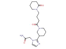 2-(2-{1-[4-(2-oxopiperidin-1-yl)butanoyl]piperidin-3-yl}-1H-imidazol-1-yl)acetamide