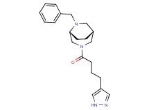 (1R*,5R*)-6-benzyl-3-[4-(1H-pyrazol-4-yl)butanoyl]-3,6-diazabicyclo[3.2.2]nonane