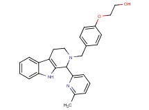 2-(4-{[1-(6-methyl-2-pyridinyl)-1,3,4,9-tetrahydro-2H-beta-carbolin-2-yl]methyl}phenoxy)ethanol