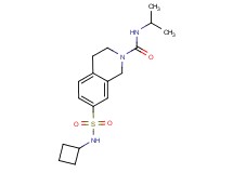 7-[(cyclobutylamino)sulfonyl]-N-isopropyl-3,4-dihydroisoquinoline-2(1H)-carboxamide