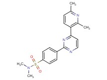 4-[4-(2,6-dimethylpyridin-3-yl)pyrimidin-2-yl]-N,N-dimethylbenzenesulfonamide