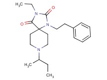 8-sec-butyl-3-ethyl-1-(2-phenylethyl)-1,3,8-triazaspiro[4.5]decane-2,4-dione