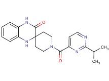 1-[(2-isopropyl-4-pyrimidinyl)carbonyl]-1',4'-dihydro-3'H-spiro[piperidine-4,2'-quinoxalin]-3'-one