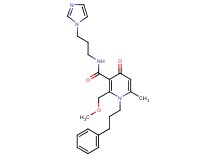 N-[3-(1H-imidazol-1-yl)propyl]-2-(methoxymethyl)-6-methyl-4-oxo-1-(3-phenylpropyl)-1,4-dihydro-3-pyridinecarboxamide