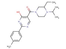 5-[(3-ethyl-4-isopropylpiperazin-1-yl)carbonyl]-2-(4-methylphenyl)pyrimidin-4-ol