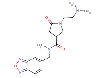 N-(2,1,3-benzoxadiazol-5-ylmethyl)-1-[2-(dimethylamino)ethyl]-N-methyl-5-oxopyrrolidine-3-carboxamide