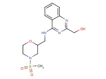 [4-({[4-(methylsulfonyl)morpholin-2-yl]methyl}amino)quinazolin-2-yl]methanol