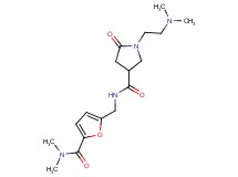 N-({5-[(dimethylamino)carbonyl]-2-furyl}methyl)-1-[2-(dimethylamino)ethyl]-5-oxo-3-pyrrolidinecarboxamide