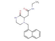 N-ethyl-2-[1-(1-naphthylmethyl)-3-oxo-2-piperazinyl]acetamide