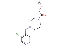 1-[(3-chloropyridin-4-yl)methyl]-4-(methoxyacetyl)-1,4-diazepane