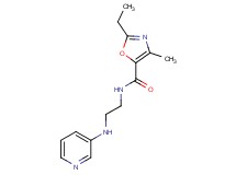 2-ethyl-4-methyl-N-[2-(pyridin-3-ylamino)ethyl]-1,3-oxazole-5-carboxamide