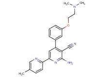 6-amino-4-{3-[2-(dimethylamino)ethoxy]phenyl}-5'-methyl-2,2'-bipyridine-5-carbonitrile