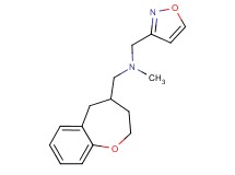 (isoxazol-3-ylmethyl)methyl(2,3,4,5-tetrahydro-1-benzoxepin-4-ylmethyl)amine