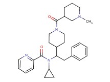 N-cyclopropyl-N-(1-{1-[(1-methyl-3-piperidinyl)carbonyl]-4-piperidinyl}-2-phenylethyl)-2-pyridinecarboxamide