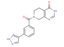 7-[3-(1H-pyrazol-4-yl)benzoyl]-5,6,7,8-tetrahydropyrido[3,4-d]pyrimidin-4(3H)-one