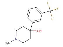 1-methyl-4-[3-(trifluoromethyl)phenyl]-4-piperidinol