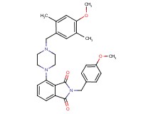 2-(4-methoxybenzyl)-4-[4-(4-methoxy-2,5-dimethylbenzyl)-1-piperazinyl]-1H-isoindole-1,3(2H)-dione