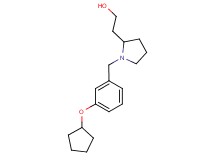 2-{1-[3-(cyclopentyloxy)benzyl]pyrrolidin-2-yl}ethanol