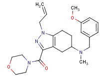 1-allyl-N-(3-methoxybenzyl)-N-methyl-3-(4-morpholinylcarbonyl)-4,5,6,7-tetrahydro-1H-indazol-5-amine