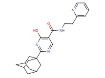2-(1-adamantyl)-4-hydroxy-N-(2-pyridin-2-ylethyl)pyrimidine-5-carboxamide